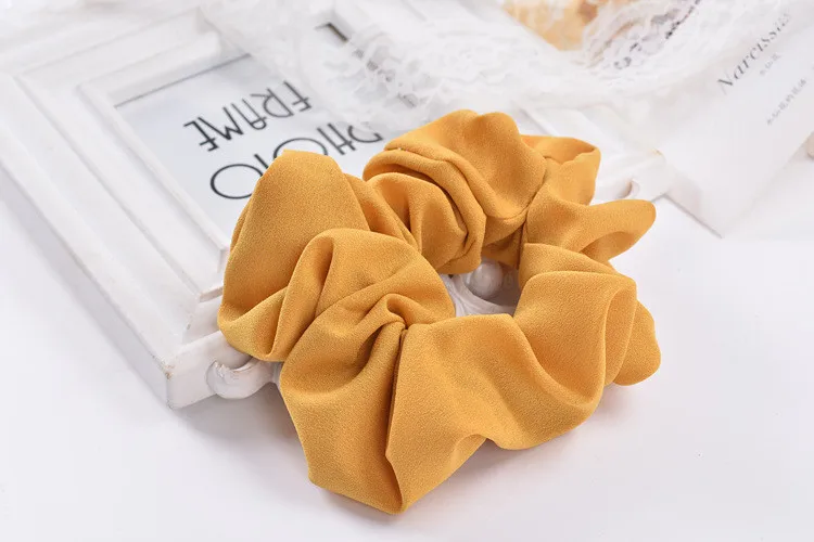 LOVINGSHA свет Цвет Для женщин волос Accesorios дамы волосы галстук Scrunchie Мода девушка Хвостик Волос Держатель каната CHD008