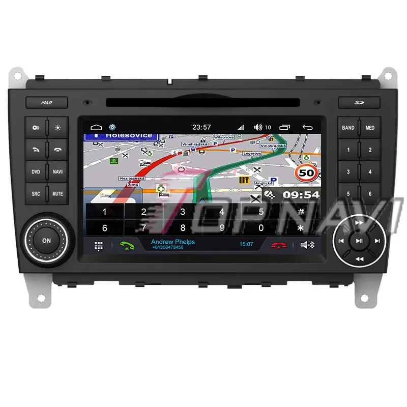 Sale Topnavi Octa Core S200 Android 8.0 Car DVD Multimedia Player for Benz C class Audio Radio Stereo 2DIN GPS Navigation Autovideo 2