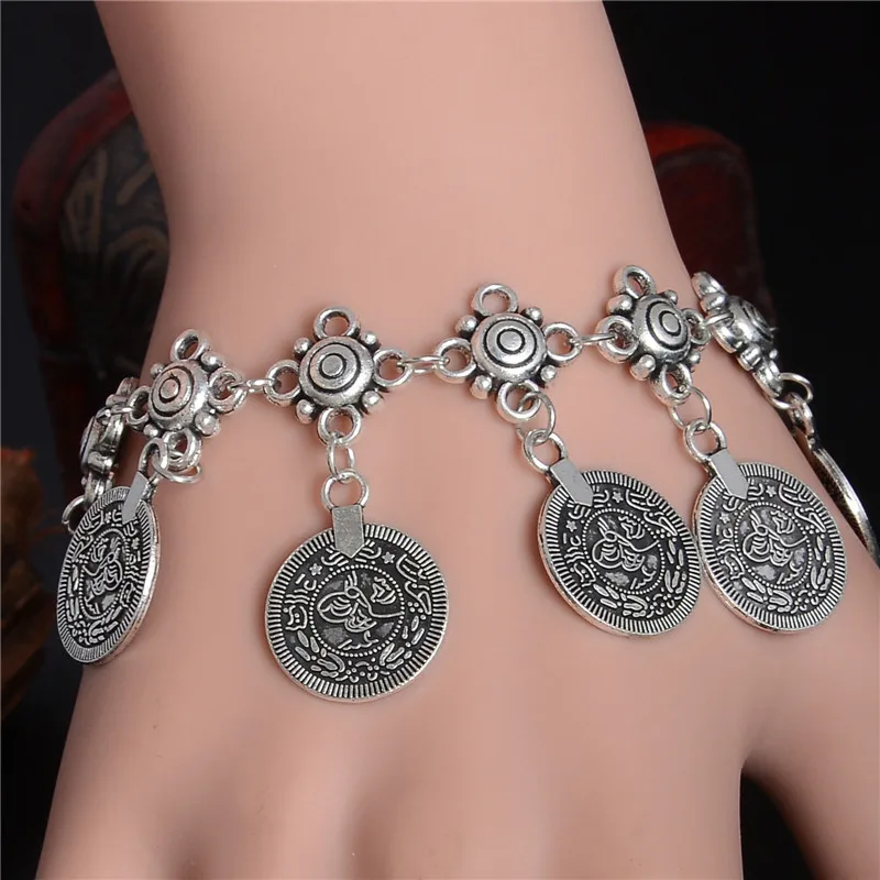 H: HYDE, винтажные монеты, кисточки, очаровательные браслеты, цепочки, геометрический браслет Armbanden En Armbanden, ювелирные изделия для женщин