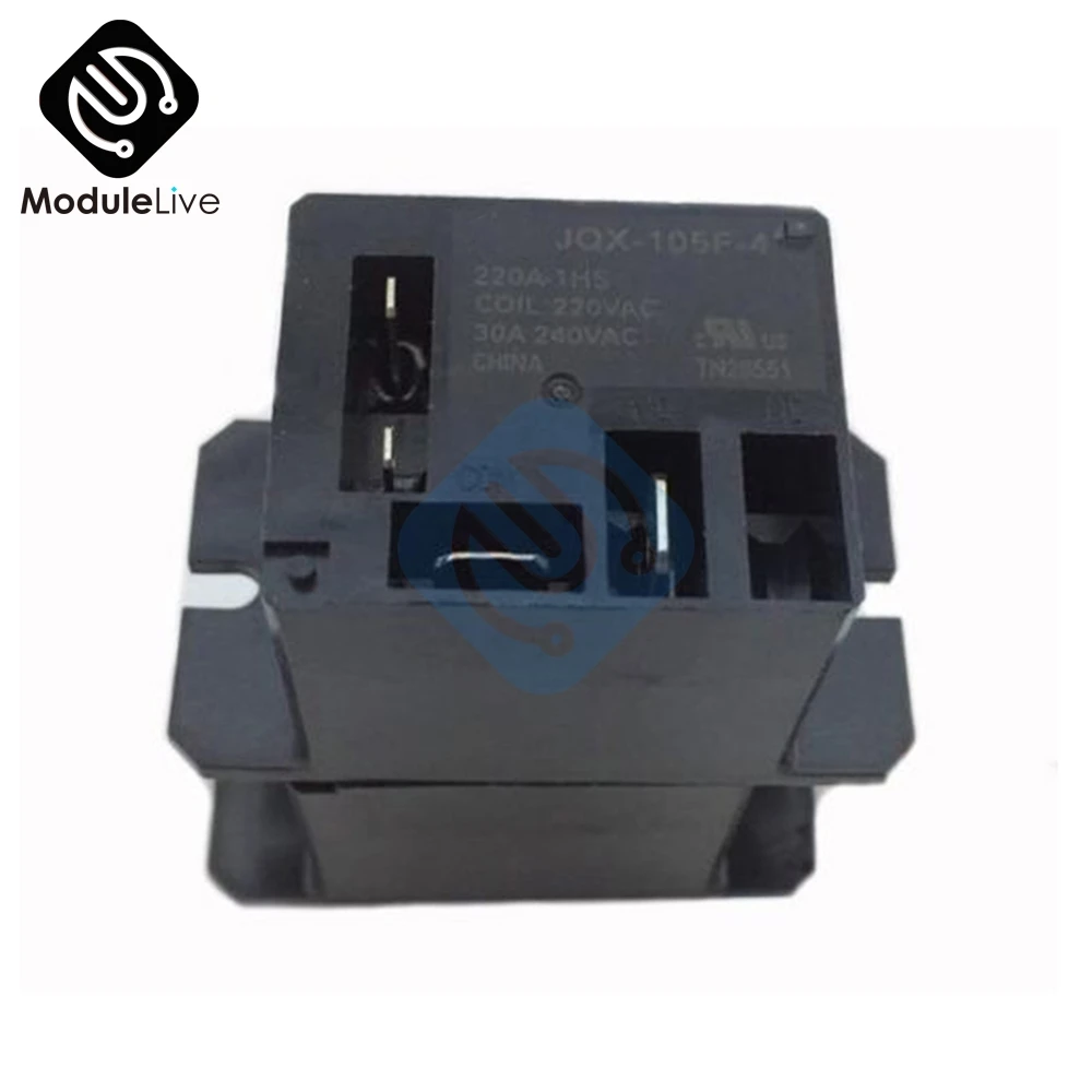 JQX 105F 4 220V 1HS реле кондиционера AC 30A HF105F Pin|relay ac|air conditioner relayrelay air |