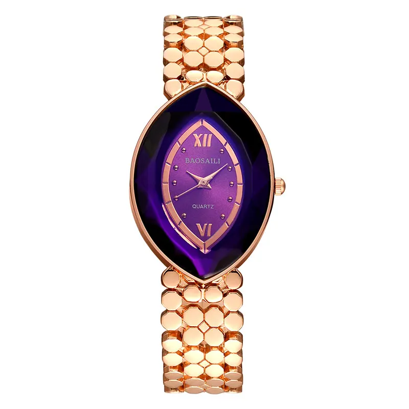 Бренд BAOSAILI золотые женские наручные часы в форме глаза Montre Femme | Наручные