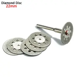 Мм 5x22 мм dremel аксессуары алмазные шлифовальный круг пила мини циркулярная пила режущий диск dremel роторный инструмент алмазный диск