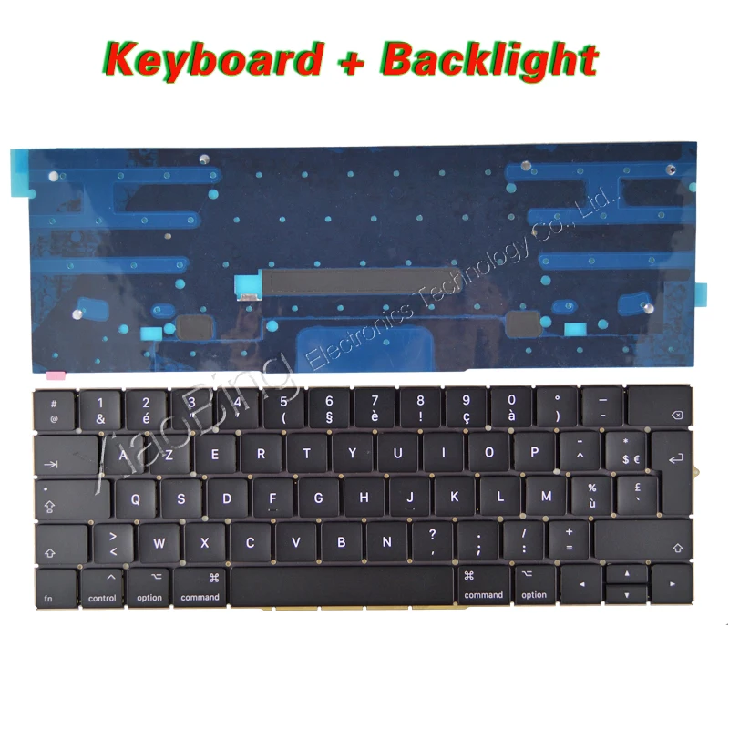 Новая клавиатура A1707 для Macbook Pro Retina 15 дюймов французская AZERTY с подсветкой EMC3072 EMC3162