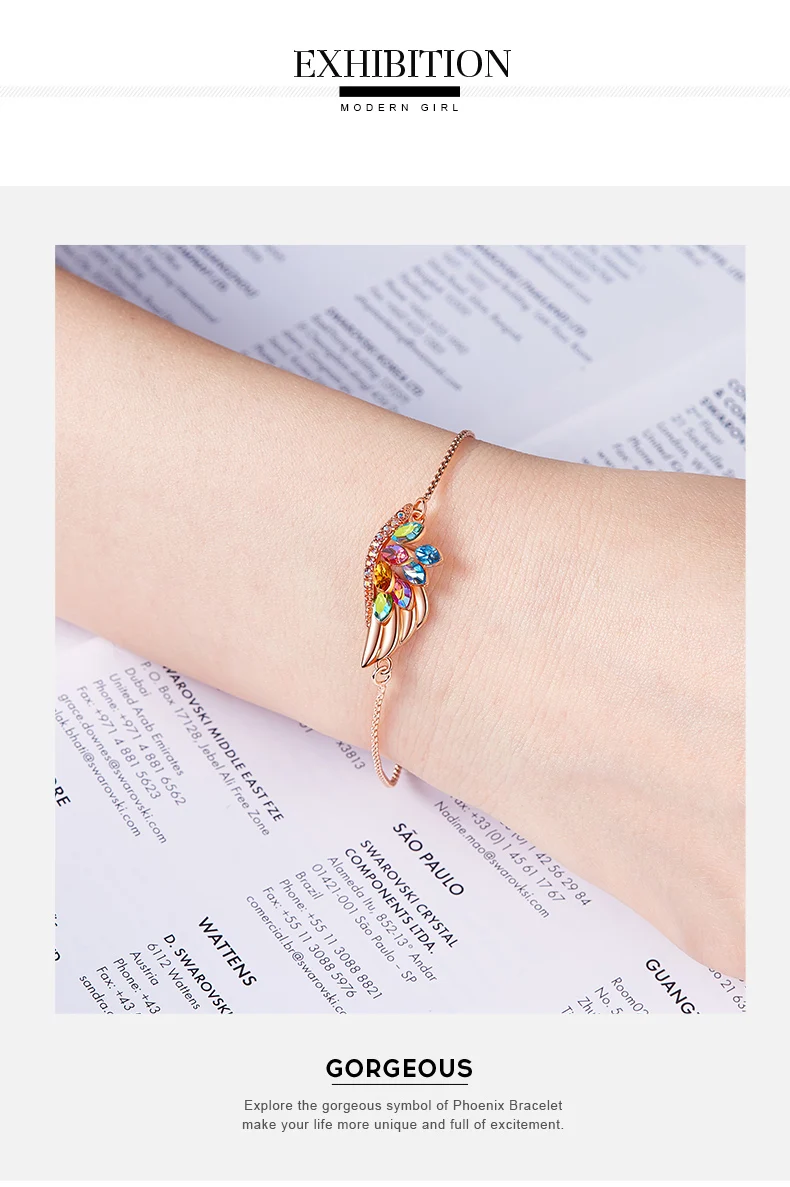 Rose Gold Bird Charms Bracelet  (8)