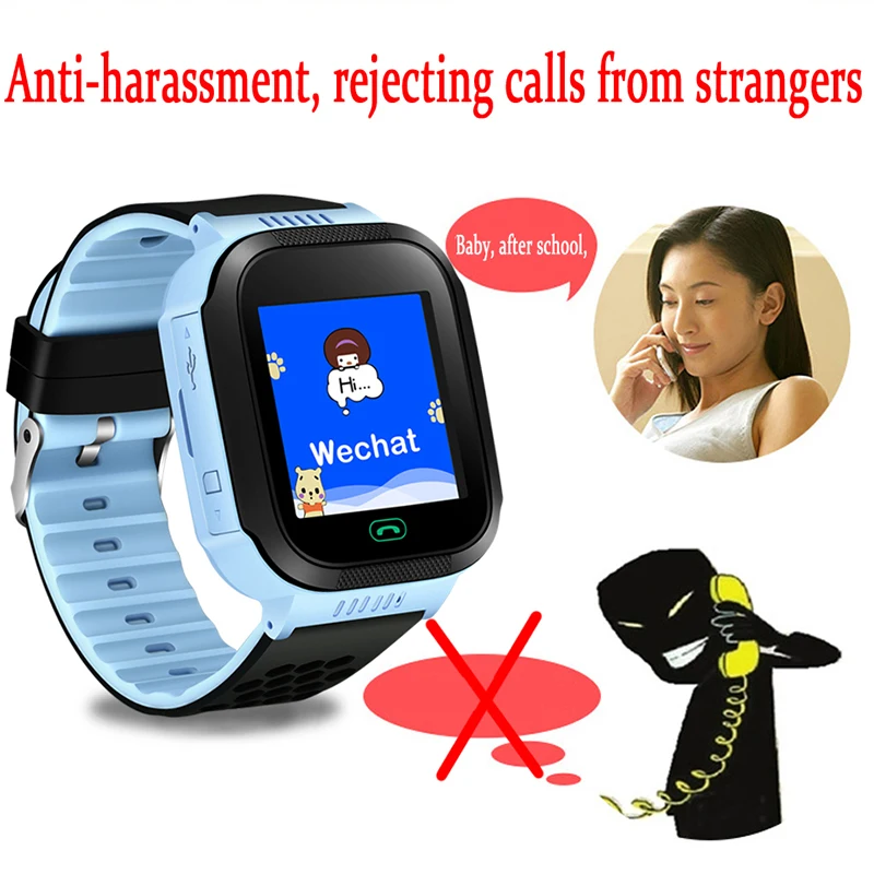 Bangwei 2018 Intelligent Digital Watch Child Baby Smart Watch Sleep Monitoring Alarm Clock set LBS Security Positioning Tracker