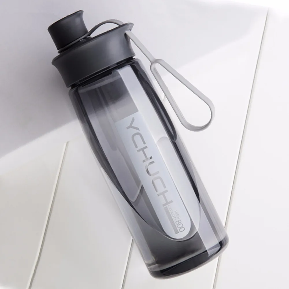 Water Bottle Protein Shaker Portable Bottle Sports Camping Hiking Water Bottle With Tea Infuser Plastic Cup 600/800/1000ML