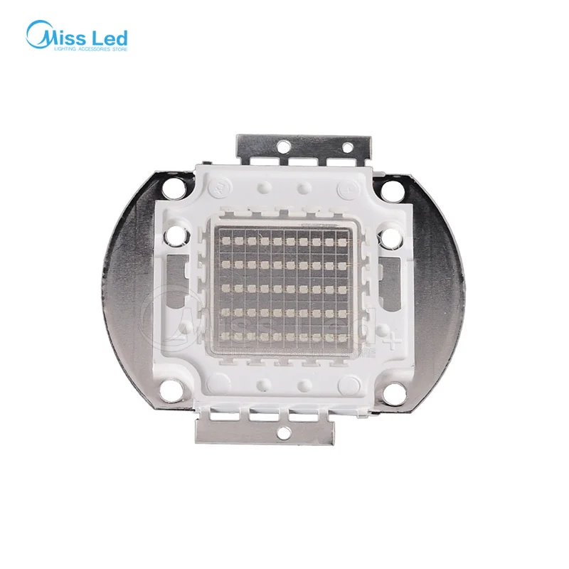 

Wholesale 50w UV LED light Lamp SMD Chip hight power Purple color 45MIL 395nm-400nm DC33-36V for Plant Growing light