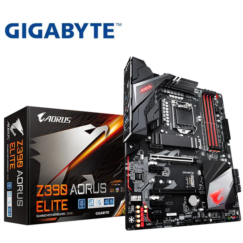 Для Gigabyte Z390 AORUS ELITE оригинальная новая материнская плата DDR4 электронная игровая материнская плата для компьютера с разгоном RGB