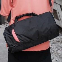 Модные крутой баскетбол спортивная сумка Повседневное Для мужчин плечо сумка для путешествий Сумки Chic тхэквондо цилиндра спортивную сумку