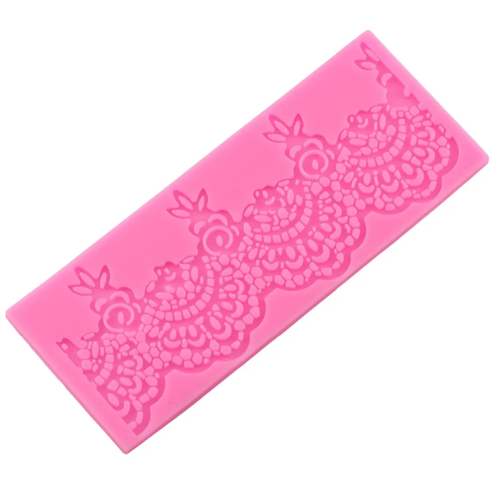 

Flower Lace Mat DIY Silicone Mold For Cake Decorating Tools Baking Bakeware Mould Silicone Mat Fondant Cake