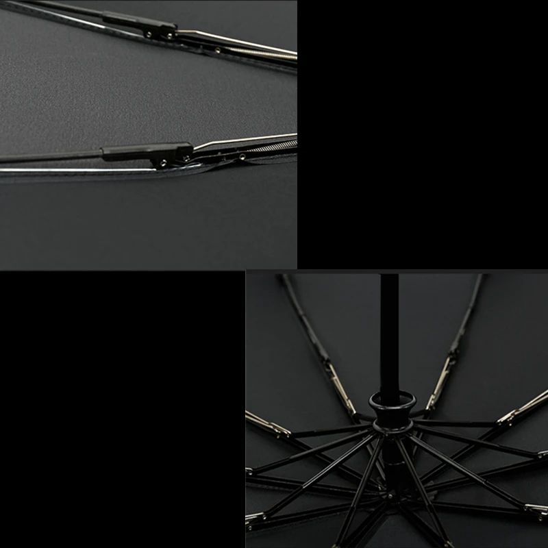 Wind Resistant Three Folding Automatic Umbrella Rain Women Auto Luxury Big Windproof Umbrellas Men Frame Windproof 10K Parasol - Image 6