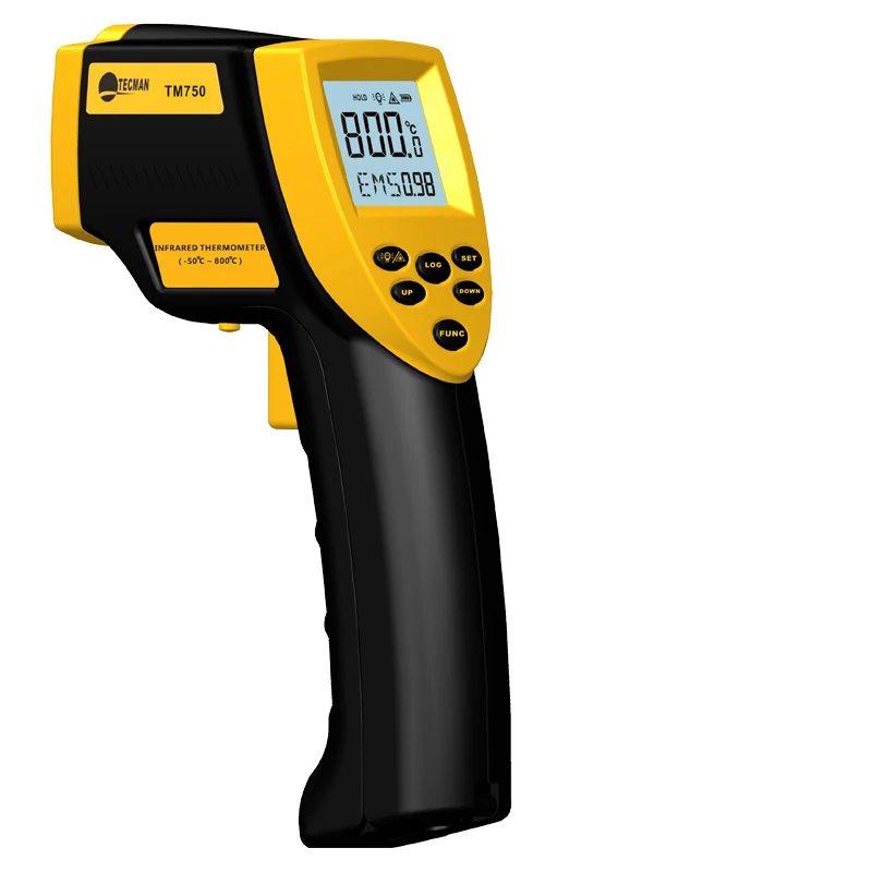 

Free shipping Digital Infrared Thermometer TM600 Outdoor Pyrometer -50C-700C Acquarium Laser Thermometers Meter Temperature Gun