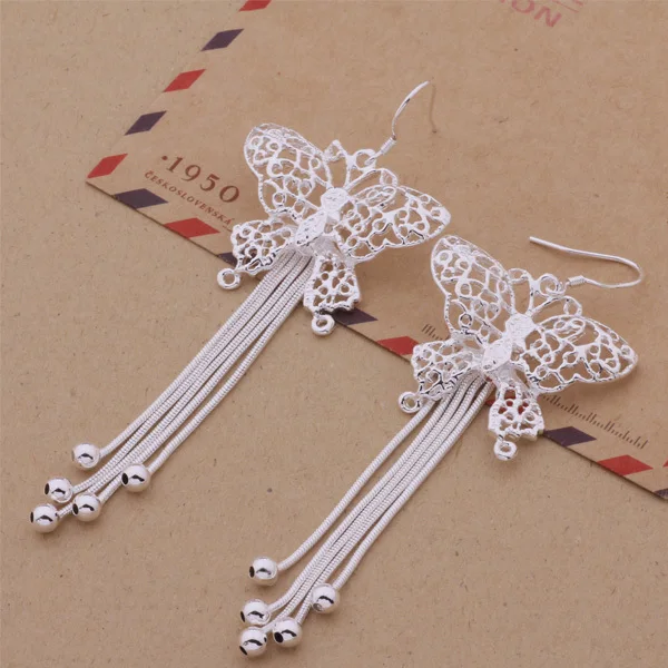 

wholesale High quality silver Fashion jewelry errrings WE-527