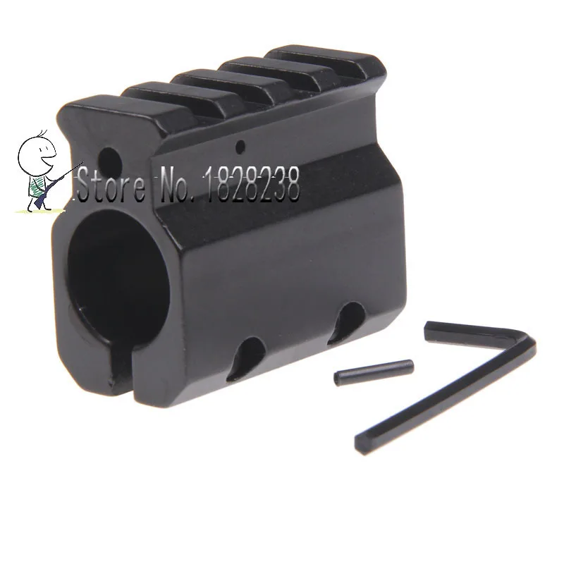 Free Shipping Adjustable Gas Block Single 20mm Picatinny Rail Mounting