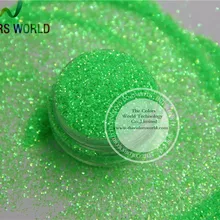 № 51 0,4 мм размер блестящий неоновый Радужный зеленый цвет блестящий порошок
