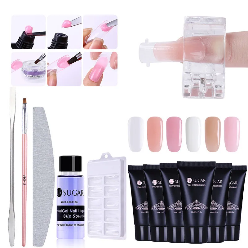 Buy UR SUGAR 12Pcs/set Poly Extension Gel Quick
