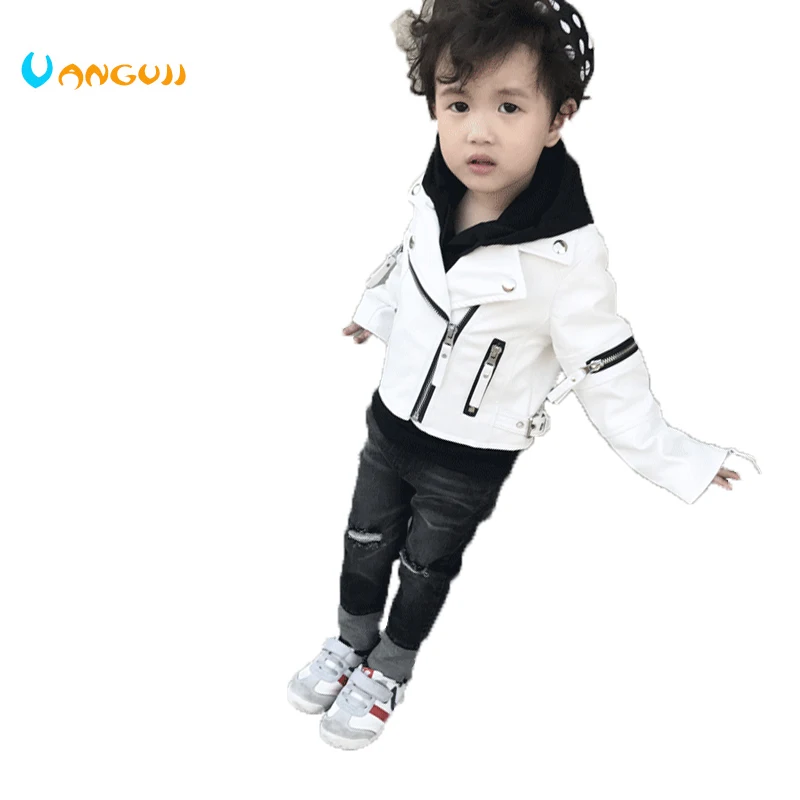 boys spring jacket children 1-7 years old boys jackets fashion PU jacket cuff zipper all-match motorcycle leather kids jackets boys spring jacket children 1-7 years old boys jackets fashion PU jacket cuff zipper all-match motorcycle leather kids jackets