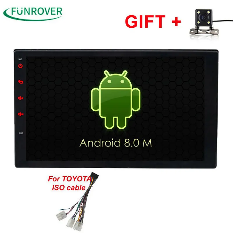 2017 New Funrover Android 8 0 Quad core 2g 32g Rom font b Car b font
