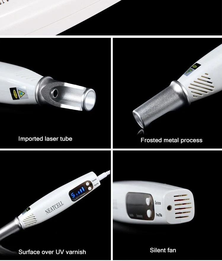 Professional Laser Freckle Removal Dark Spot Remover Laser Plasma Pen Mole Tattoo Machine Red and Blue Light Beauty Care