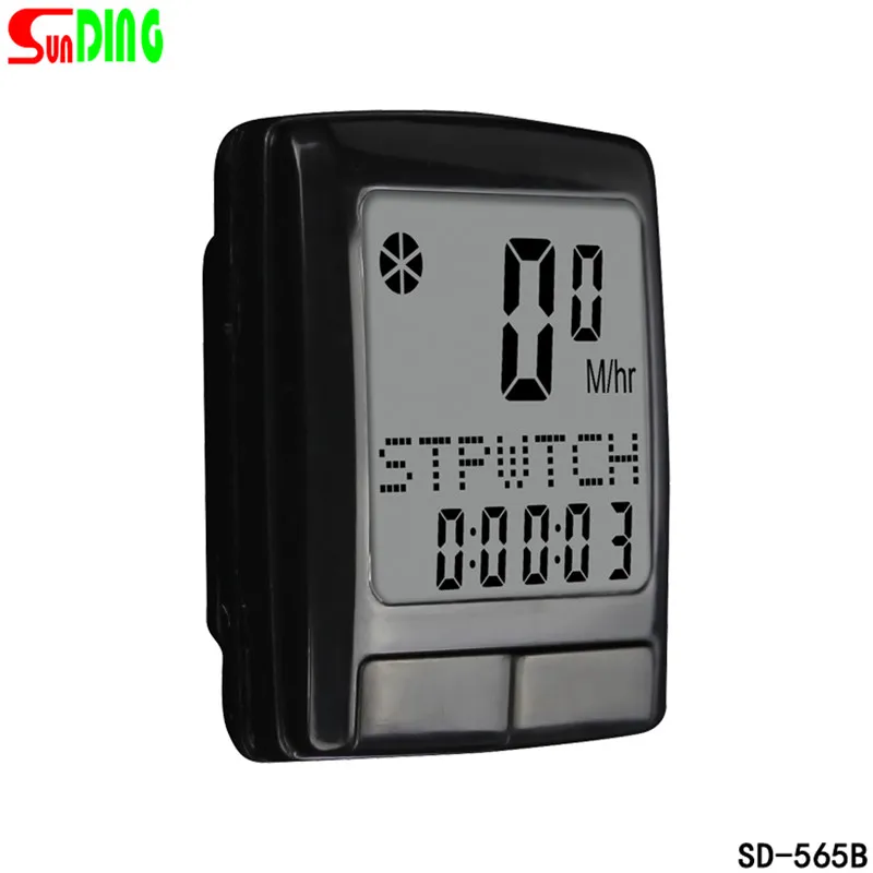 

SUNDING SD-565B Bike Computer Speedometer Wireless Waterproof Bicycle Odometer Cycle Computer Multi-Function LCD Display