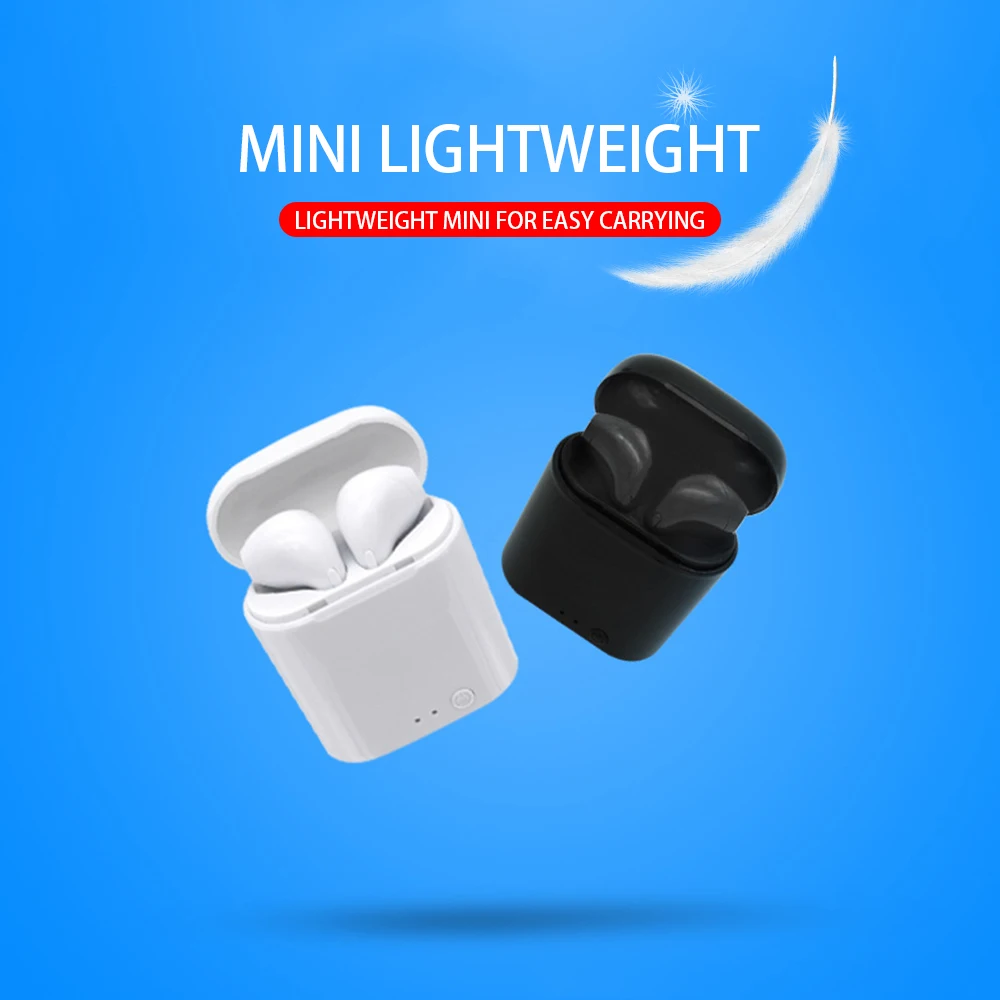 

I7Mini TWS Wireless Bluetooth Earphones Earbuds for iPhone Android