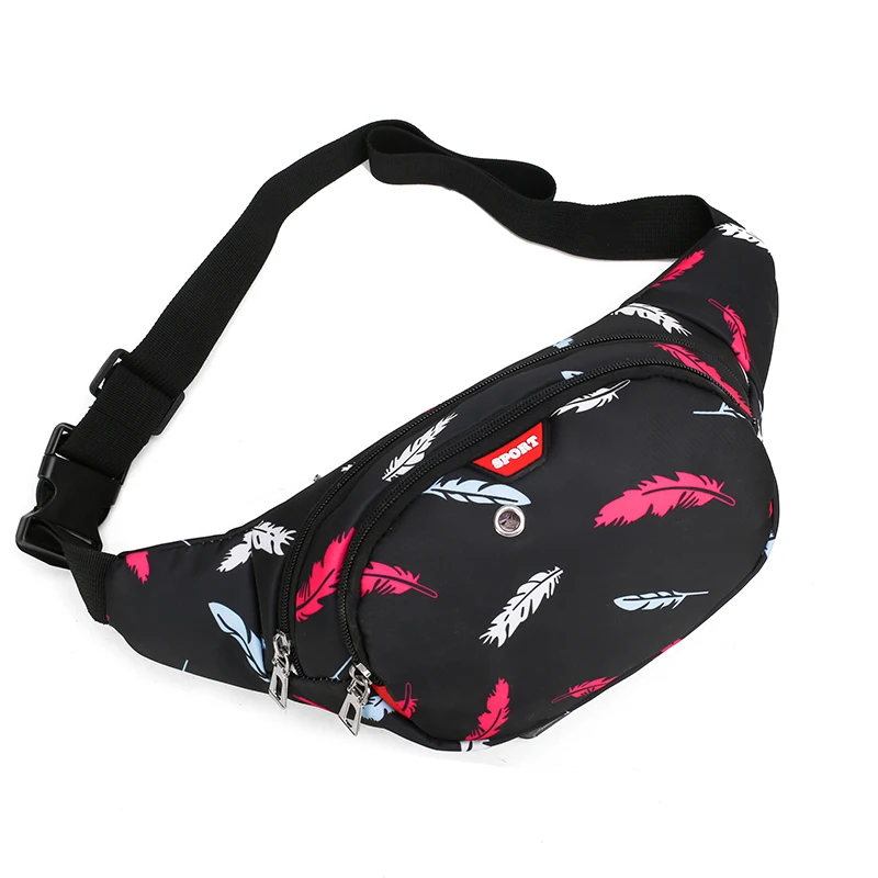 

Waist Bag Colorful Unisex Waistbag Belt Bag Zipper Pouch Packs