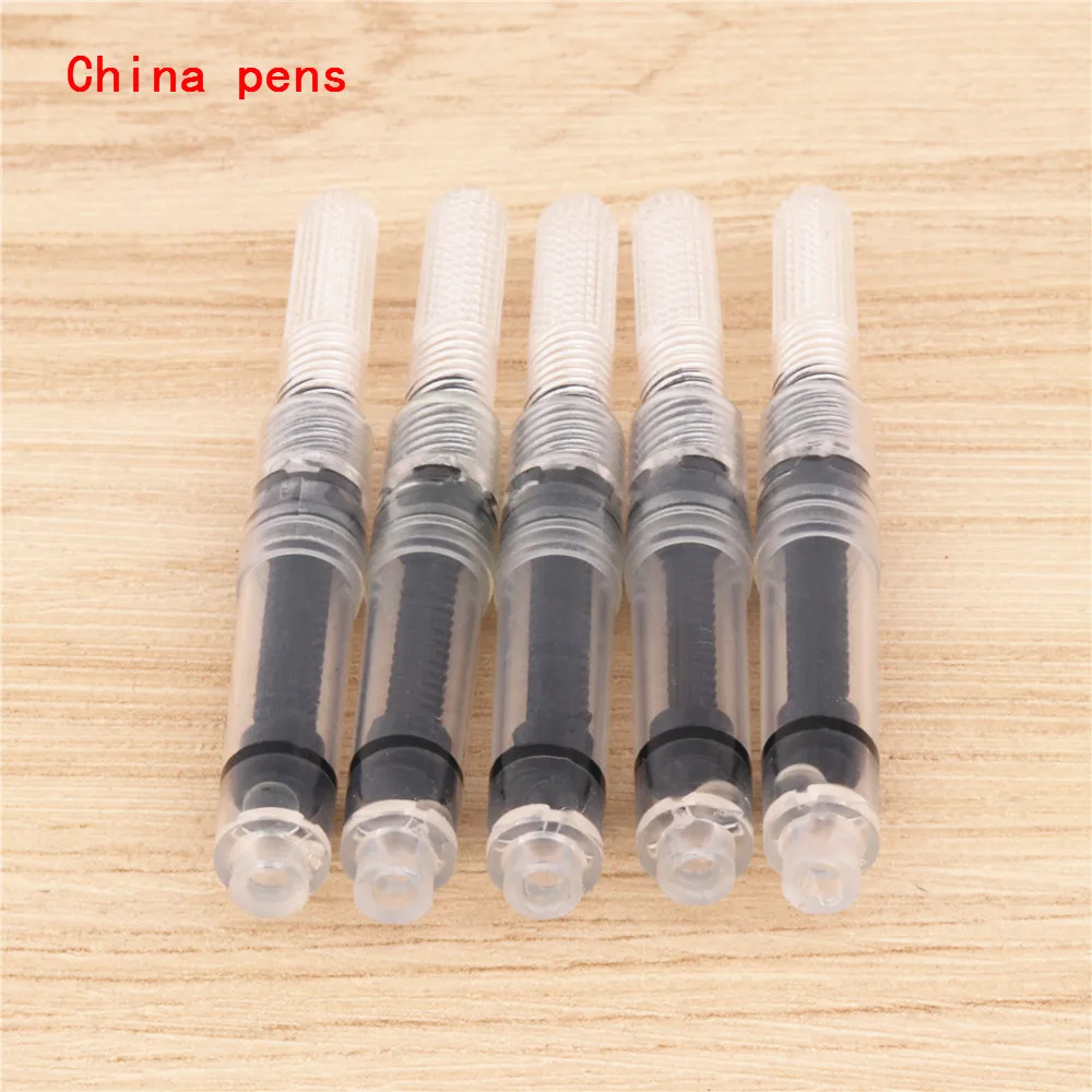 

5pcs White Universal Refill Fountain Pen Ink Converter pump Cartridges