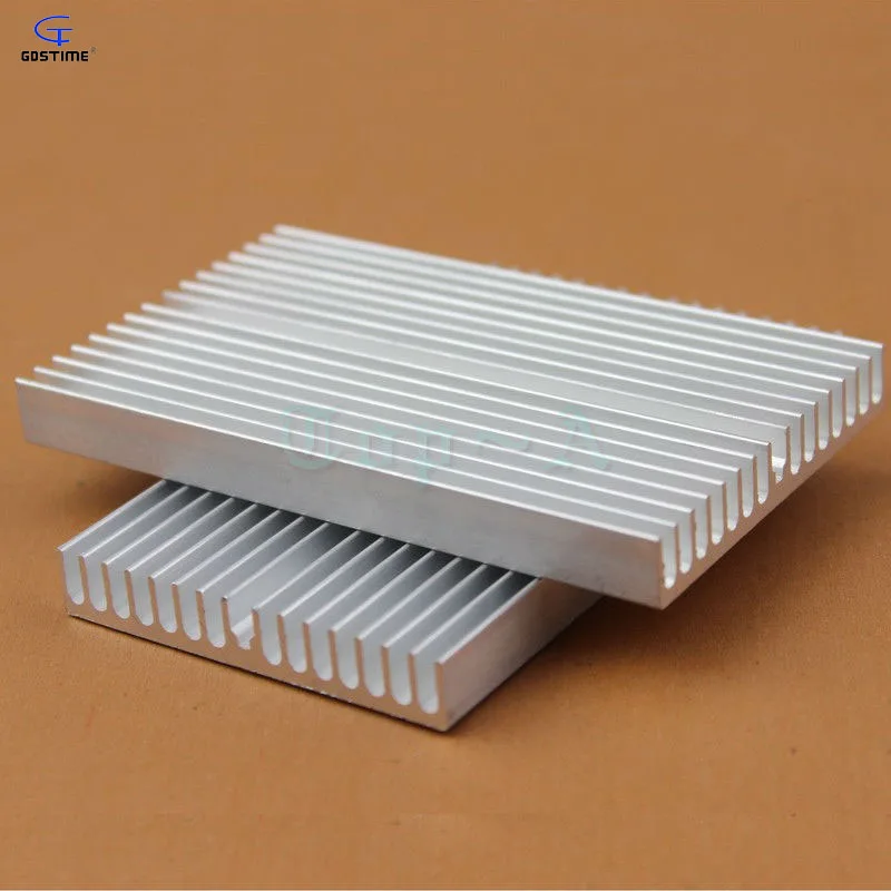 

Gdstime 5pcs 100mm x 59mm x 10mm Extruded Aluminum Heatsink Radiator Heat Sink 100x59x10mm