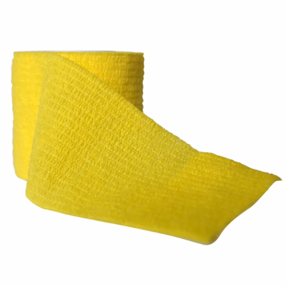 

Wholesale 90pcs/Lot Self Adhesive Nonwoven Cohesive Bandage 5cm x 4.5m checkerboard elastic Adherent Wrap sports protection
