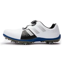 Обувь для гольфа мужская спортивная обувь мужская обувь для гольфа водонепроницаемые ручки Пряжка шнурки дышащие противоскользящие мужские тренировочные кроссовки