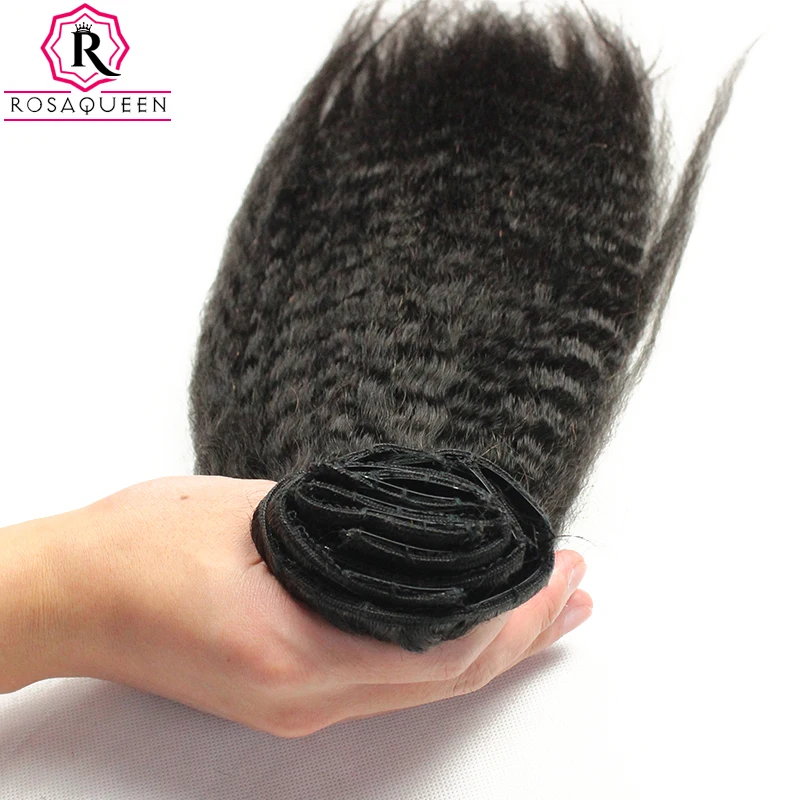Kinky-Straight-Clip-In-Human-Hair-Extensions-Brazilian-Remy-Hair-100-Human-Natural-Hair-Coarse-Yaki (3)