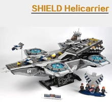 07043 серия супер героев щит Helicarrier Мстители Строительные блоки кирпичи игрушки 3057 шт. совместимые 76042