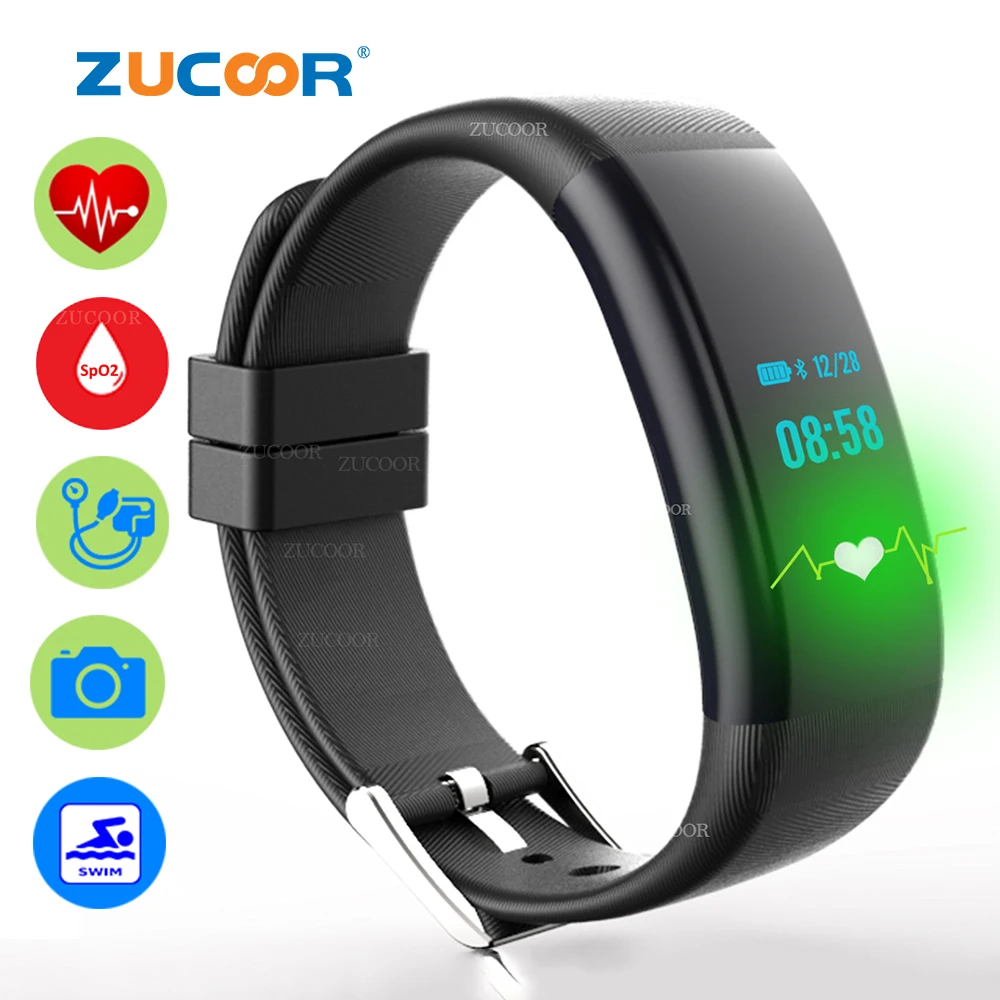 Smart Fitness Pulso Bracelet Pulse Band Swim Watch Heart Rate Blood Pressure Oxygen Monitor Wristband Pedometer