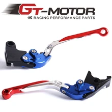 GT Motor F 14 T 333 Adjustable CNC 3D Extendable Folding Brake Clutch Levers For Triumph