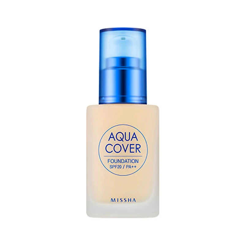 

MISSHA Aqua Cover Foundation SPF20 PA++ Makeup Primer Face Pore Concealer Oil-control Original Korea Cosmetics