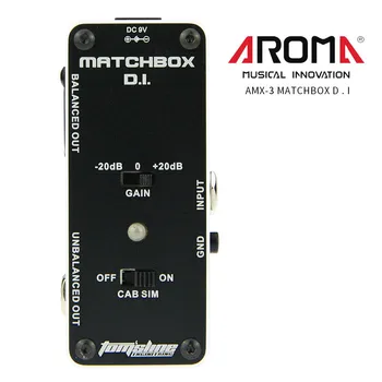 

AROMA Norma AMX-3 Box Simulation DI Electric Guitar Single Block Effect Device Mini Analogue Guitar Effect Pedal True Bypass