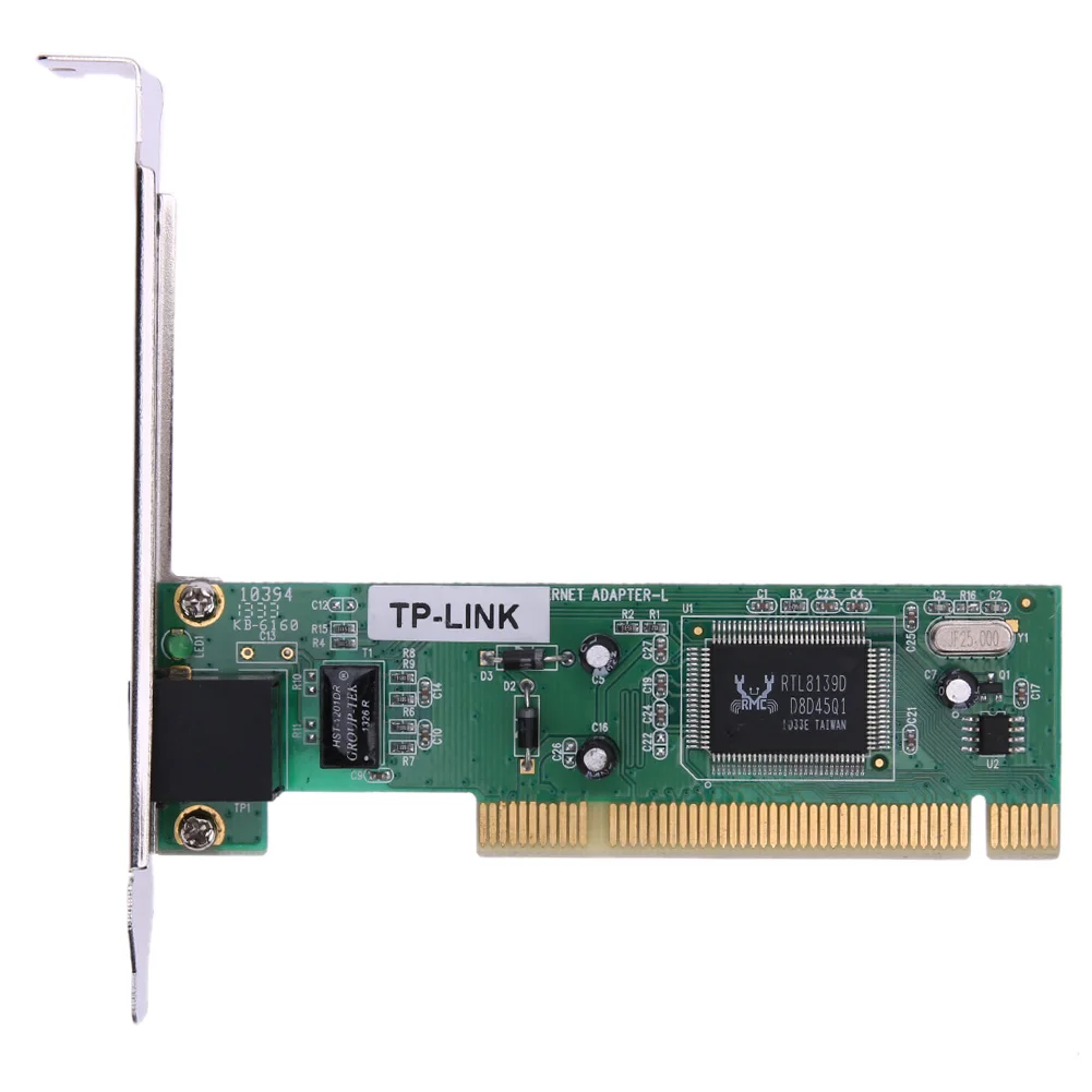 PCI Realtek RTL8139D 10/100M 10/100 Мбит/с RJ45 Ethernet Сетевая Lan Карта Adap Высококачественная сеть