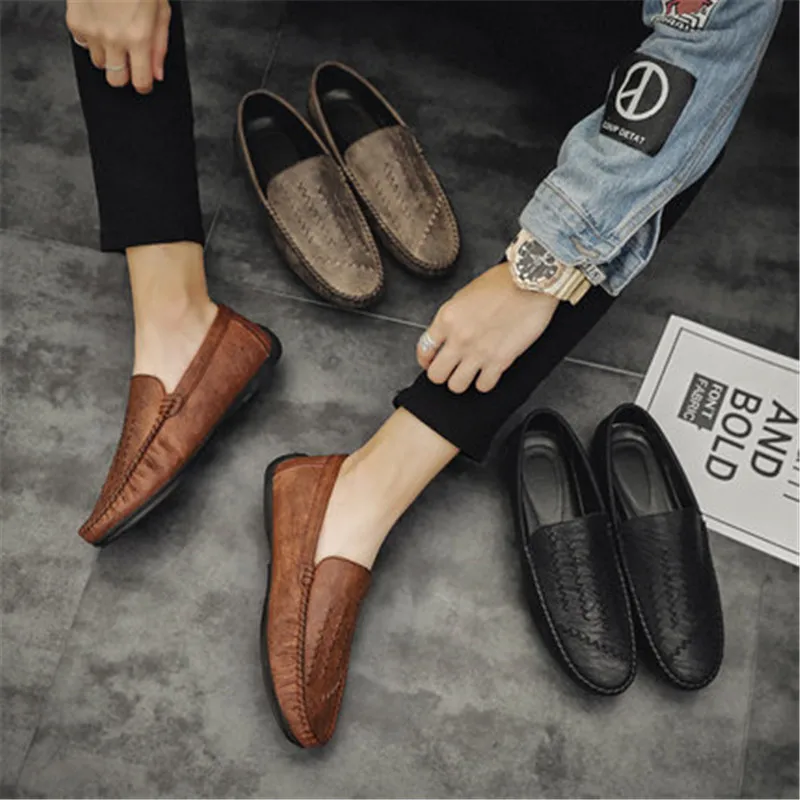Sapatos Qualidade Dos Homem Luxo Designer Sapatas Couro Genunie Modelo Realmente De Homens brown Black Fashional Excelente gray SSq5AzOrwx
