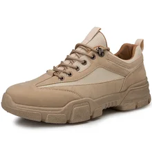 Ботинки martin; сезон осень-зима; мужские кроссовки из искусственной кожи на шнуровке; дышащие Нескользящие износостойкие кроссовки для бега и прогулок; новые кроссовки