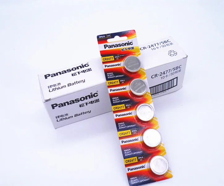 

200pcs/lot Original Battery For Panasonic CR2477 3V CR 2477 High Performance High Temperature Resistant Button Coin Batteries