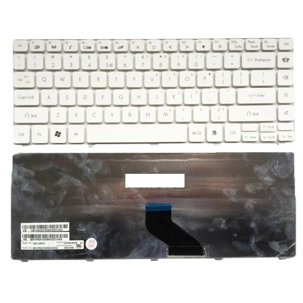 Новая белая клавиатура для ноутбука ACER 2306 2332 2316 2271 2347 2305 3820 3810TG 3810T 4750 4750G 3810 4743G | Клавиатуры для замены -32811119832