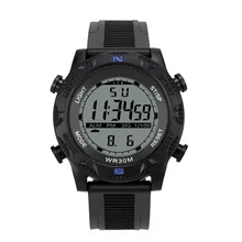 Роскошные Мужские Аналоговые Цифровые военный армейский Спорт светодиодный водонепроницаемый наручные часы женские спортивные часы силиконовые электронные часы водонепроницаемые