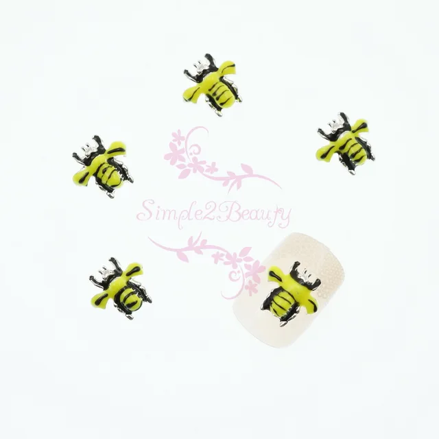 20pcs Lot Summer Lovely Honey Bee Alloy Metal Decor Salon Nail Art 20pcs Lot Summer Lovely Honey Bee Alloy Metal Decor Salon Nail Art Decorations Handcrafts