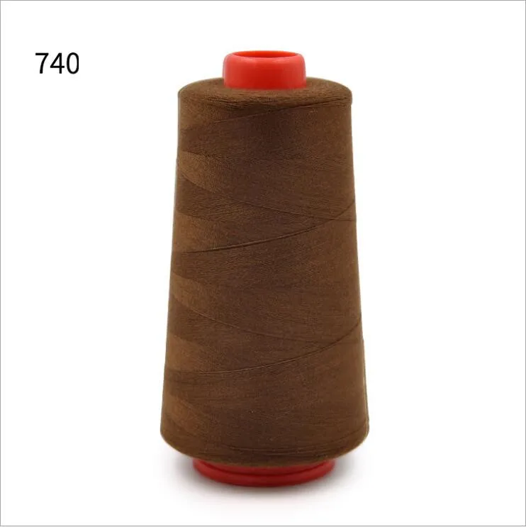 3000 Ярд многоцветная нить для шитья, Полиэстеровая ручная нить для вышивания, прочная нить 40 s/2 для ручной швейной машины, аксессуары для шитья - Цвет: NO 740