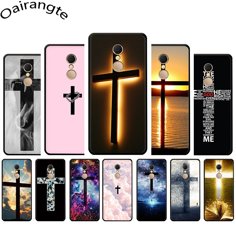 Bible Jesus Christ Christian Cross Soft Phone Cover Case for Redmi K20 5 6 7 A S2 GO Note 8 Pro 4 4X | Мобильные телефоны и