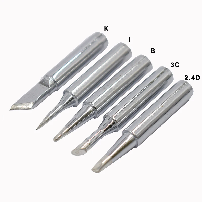

high quality 5 pcs /lot Lead-free solder Iron tip 900M-T for hakko 936 saike 909 aoyue Lukey 852D soldering rework station