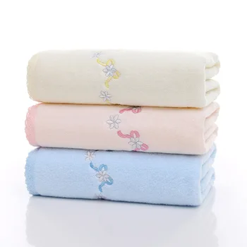

New 140x70cm Hotels Large Size Thicken 100% Cotton Adult Embroidered flower Beach Bath Towel Soft Comfortable Towels Bathroom