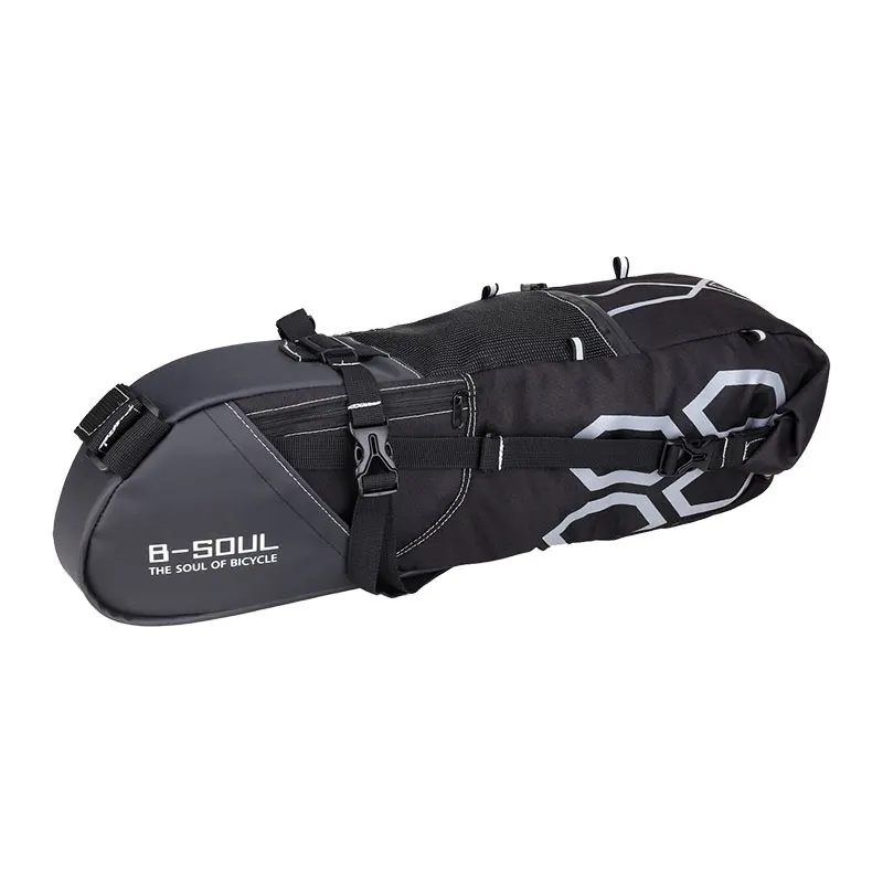 Best Bicycle Tailgate Waterproof Large-Capacity Rear Seat Mountain Bike Tail Package Road Riding Equipment Saddle Bag 4