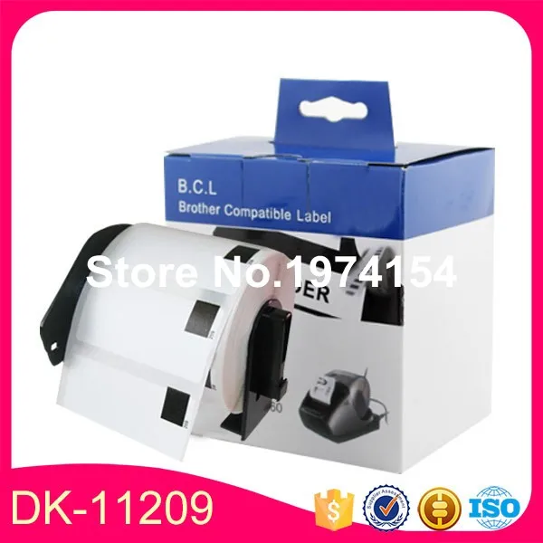 100 x Rolls Brother 11209 DK-11209 DK11209 DK 1209 DK-1209 DK1209 Compatible Labels with permanent holder | Компьютеры и офис