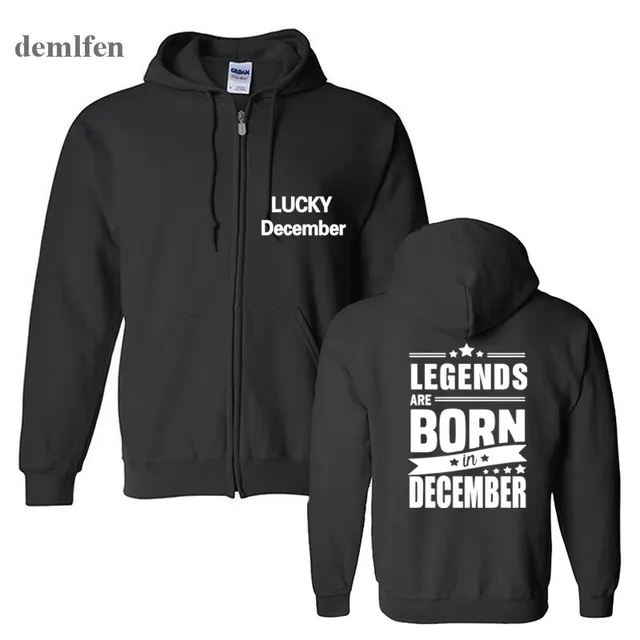 Men Print Zipper Hoo Legends Are Born In December Hoos Funny Men Print Zipper Hoo Legends Are Born In December Hoos Funny Birthday Gift Dad Son Brother